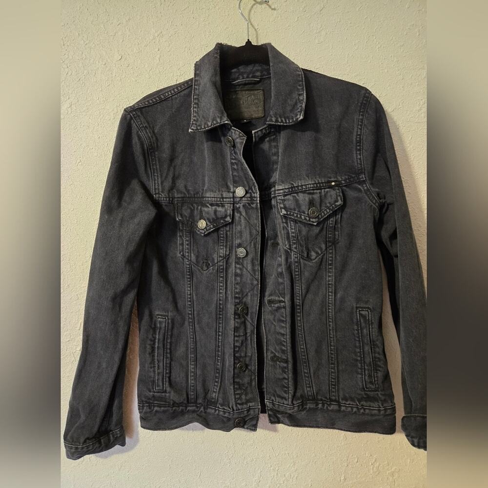 Lucky Brand Charcoal Denim Jacket